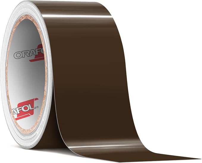 ORACAL 651 Gloss Brown Permanent Vinyl Tape Roll – Premium Adhesive Film by Orafol