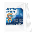 1/8" Thick Clear Acrylic Sheet 3" x 5" by LoengMax