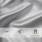 Standard Satin Pillowcase for Hair 2pc, Similar to Silk Pillow Cases, Easier - Image 5