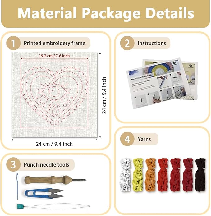 Doodlream Love Eye Heart Needle Kit - Image 2