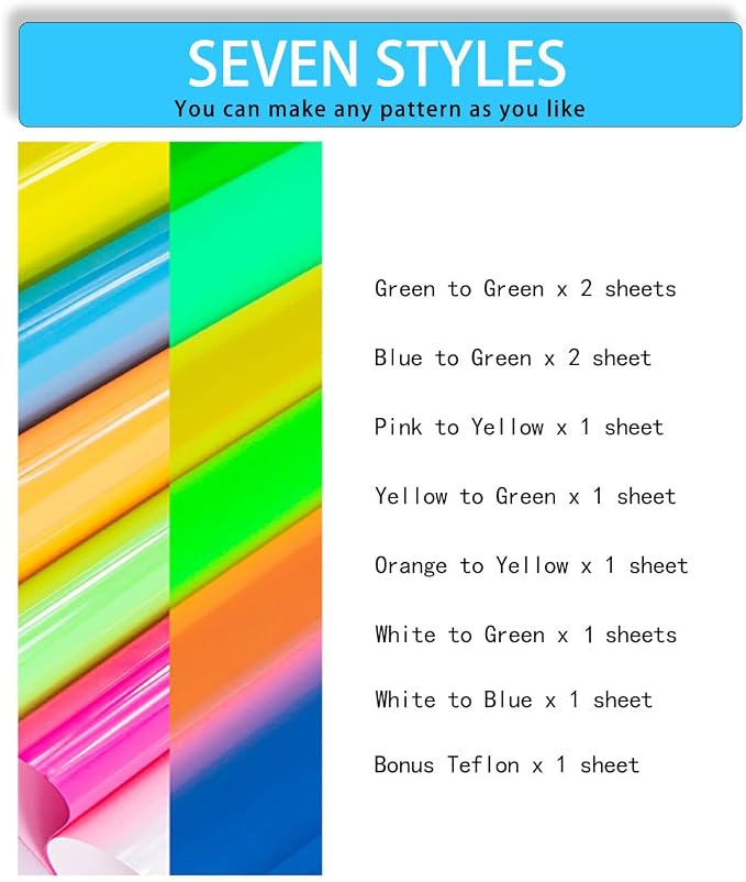 Glow in The Dark Heat Transfer Vinyl - Image 4