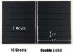 MUDOR 7 Rows Stamp Collection Book, Stamp Albums - Image 4