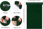 CHIHUT 12''x100'' Green Self Adhesive Velvet Flocking Liner Sheet Soft Felt - Image 8
