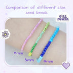 4500pcs Seed Beads 24 Colors 4mm Round Beads - Image 4