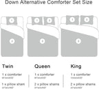 downluxe Lightweight Plaid Comforter Set - Image 7