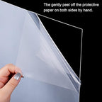 Outus 4 Pcs 12 x 12 Inch Clear Acrylic Sheet 1/16 Inch Thick Transparent - Image 3
