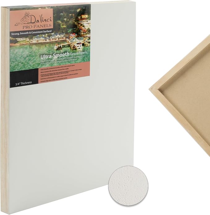 Da Vinci Pro Ultra Smooth Wood Canvas Gesso Board - Image 2