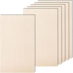 6 Pack 12 x 20 x 1/4 Inch-6mm Thick Basswood Sheets by AWIZOM