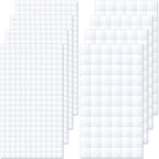 Joez Wonderful 8 Sheets Foam Adhesive Squares, Precut Squares Strips Foam Tape by Joez+Wonderful