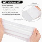 VINYL FROG White Heat Transfer Vinyl Roll 12" x12ft Matte HTV Vinyl | White - Image 2