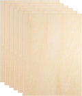HARFINGTON 6pcs 2mm Basswood Plywood Sheets 12" x 9" x 3/32" Thin Unfinished by HARFINGTON