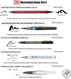 Kuretake Zig Inktober pen set, for Illustration, Manga Drawing, Lettering and - Image 2