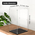 3MM Clear Acrylic Display Case, Zimo momo Self-Assemble Showcase - Image 4