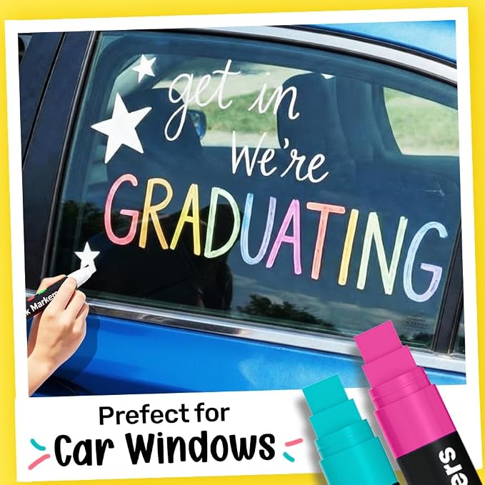 Chalkola Car Window Markers for Glass Washable - Image 3