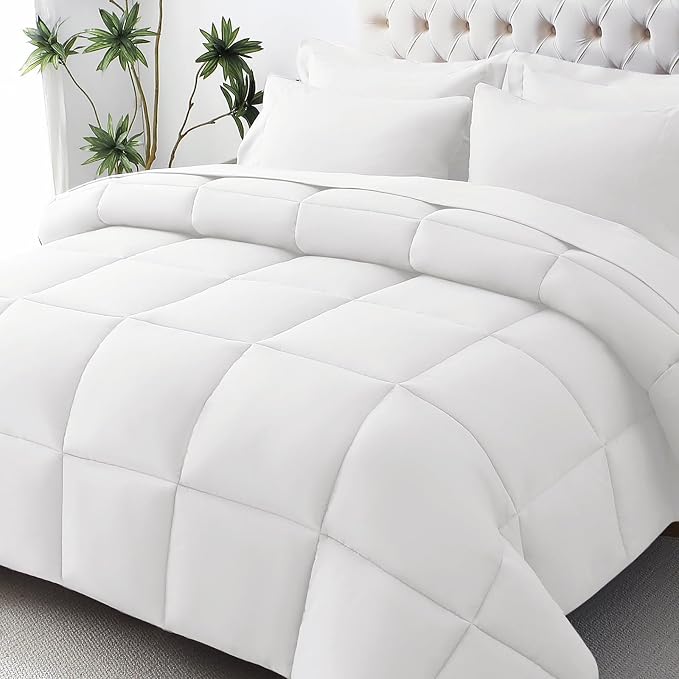 JOLLYVOGUE Queen Comforter Set, Ultra-Soft Bed in a Bag Queen Size 7 Pieces by JOLLYVOGUE