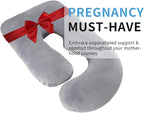 U-Shaped Pregnancy Pillow for Sleeping, Full Body Support for Back, HIPS & Belly - Image 9