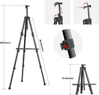Easels for Painting Canvas, Aredy 66" Art Easel for Drawing, Portable Painting - Image 4