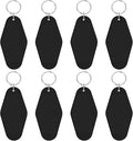 8PCS Motel Keychain Blank Hotel Key Tags Holder by PPhtony