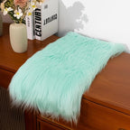 Mint Faux Fur Fabric for Crafts Squares Furry Fabric for Sewing, Upholstery & - Image 6