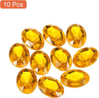 MECCANIXITY 10Pcs Acrylic Oval Gems 30x40 mm Flat Back Artificial Rhinestones - Image 3