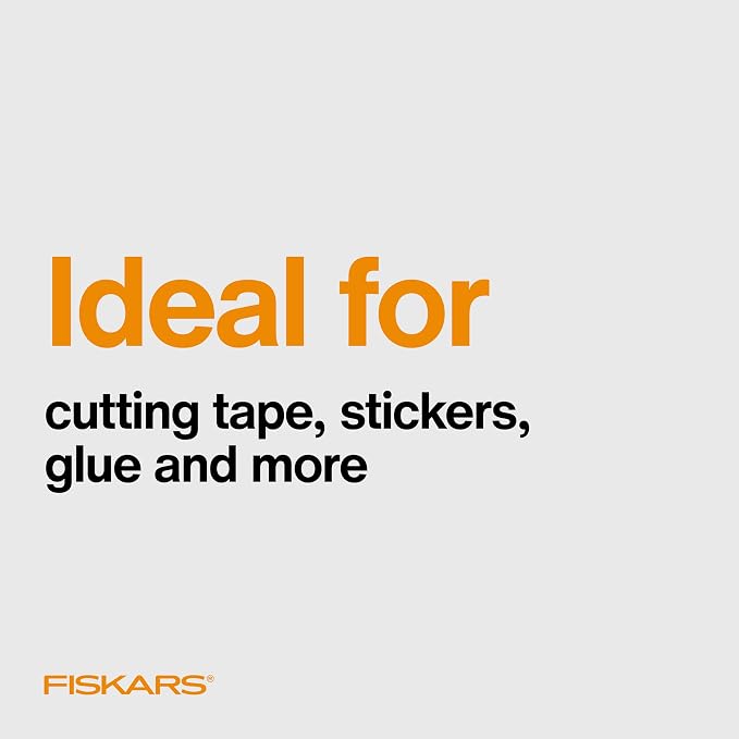 Fiskars 8" Non-Stick Titanium SoftGrip All Purpose Scissors - Image 5