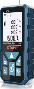 DTAPE 165 Ft Laser Measuring Tool, 1/16" High-Accuracy Laser Tape Measure by Dtape