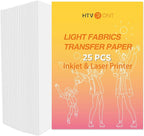 HTVRONT Heat Transfer Paper for Light T Shirts by HTVRONT