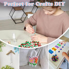 QPIXVB 1100PCS Christmas Beads, Pony Beads, Christmas Pony Bead - Image 4