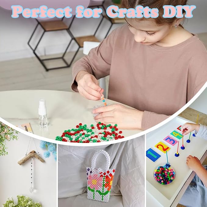 QPIXVB 1100PCS Christmas Beads, Pony Beads, Christmas Pony Bead - Image 4