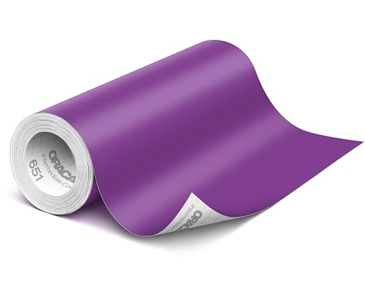ORACAL 651 Matte Violet Vinyl Durable Roll Easy to Weed Permanent Adhesive by Orafol
