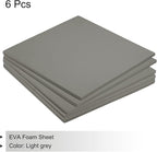 MECCANIXITY EVA Foam Sheets Light Grey 9.8 Inch x 9.8 Inch 7mm Thick Crafts - Image 3