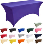 2-Pack 4ft Spandex Table Covers - Image 3