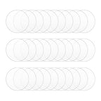 30Pcs 2 inch Clear Acrylic Discs Acrylic Circle Blanks, Round Acrylic Sheets by DARENYI
