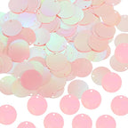 MECCANIXITY 700 Pcs Flat Round Sequins 15mm/0.6 Inch Loose Paillettes Craft by MECCANIXITY
