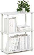 Furinno Turn-N-Tube Storage Shelves, 3-Tier Book Shelf, Corner Shelf, Toolless by Furinno-FitsYourSpaceFitsYourBudget
