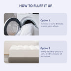 ELEMUSE Super/Olympic Queen Mattress Topper - Image 6