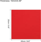 MECCANIXITY EVA Foam Sheets Red 9.8 Inch x 9.8 Inch 10mm Thick Crafts Foam - Image 2