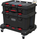 Keter Stack-n-Roll 3-Piece Rolling Tool Storage System – Includes Dolly by Unknown