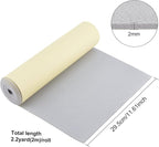 BENECREAT 78x12 Inch Dark Gray Self Adhesive Foam Roll, 2mm Thick | EVA Foam - Image 2