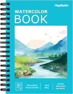 Hapikalor 5.5"x8.5"Watercolor Small Sketchbook by Hapikalor