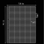 10 Sheets Coin Collection Pages, Coins Pocket Page - Image 3