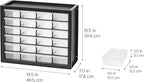 IRIS USA 24-Drawer Plastic Storage Organizer, Made in USA, Teacher Toolbox - Image 3