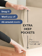 Extra Deep Split King Fitted Sheet - Image 2