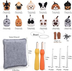 Mayboos Needle Felting Kit, 12 Pieces Doll Making Wool Needle Felting Starter - Image 2