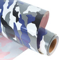 guangyintong Camouflage Blue Heat Transfer Vinyl HTV Rolls, Stretchy HTV Vinyl by guangyintong