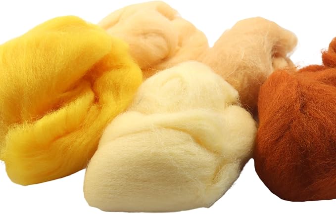 Verkelly Needle Felting Wool Set, 8 Colors | 10g Each Pack, 2.8 Oz Total - Image 3