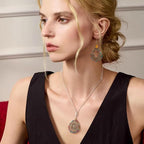 8Pcs Alloy Western Bohemian Teardrop Charms Antique Bronze Tibetan Style - Image 4