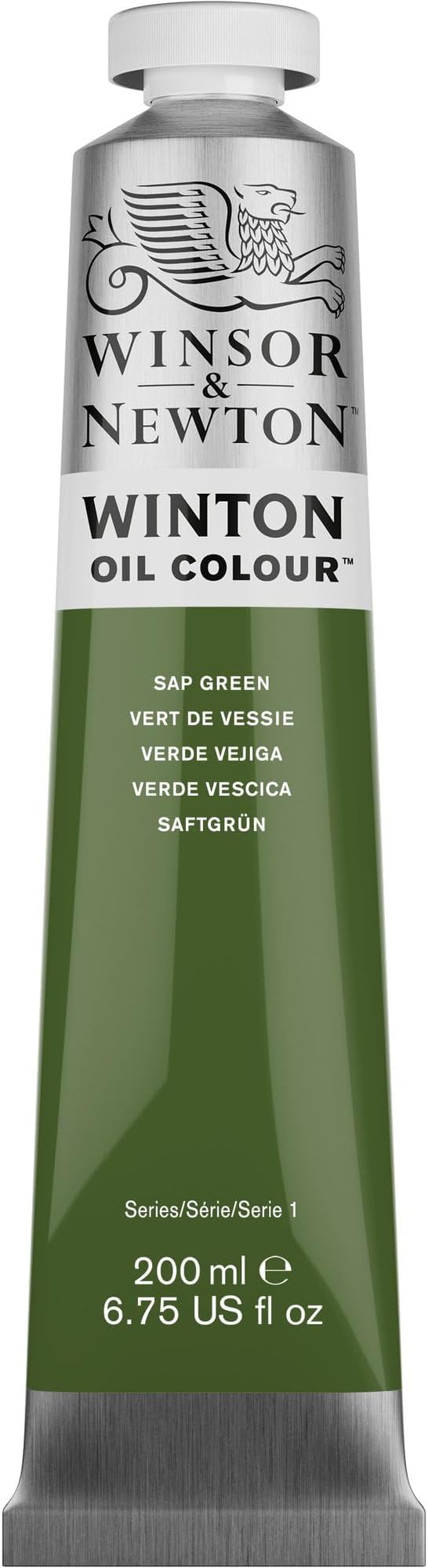 Winsor & Newton Winton Oil Color, 200ml Tube, Sap Green - Image 11