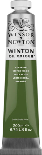 Winsor & Newton Winton Oil Color, 200ml Tube, Sap Green - Image 11