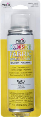 Tulip ColorShot Instant Fabric Spray Paint, Permanent Color Spray-On Fabric by Tulip
